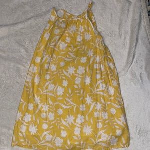 Yellow flower dress toddler